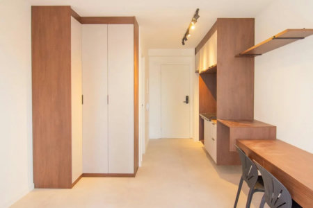 Studio de 26m² para alugar com 1 quarto mobiliado em Pinheiros próximo ao Metrô Faria Lima