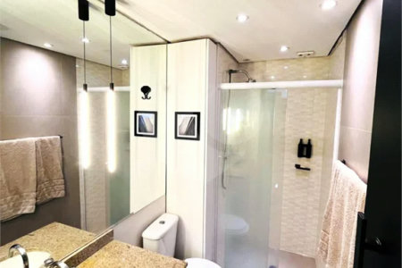 Apartamento porteira fechada com vista para a Ponte Estaiada no Campo Belo
