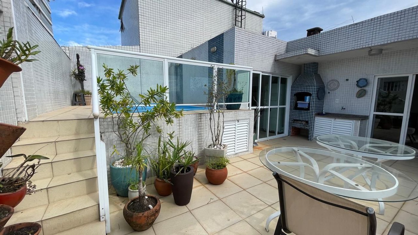 Cobertura com 4 dormitórios, 255 m² - venda por R$ 1.800.000,00 ou aluguel por R$ 16.000,00/mês - Embaré - Santos/SP