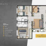 Apartamento à venda com 2 quartos, sendo 1 suíte, em Jardim Florianópolis, Cuiabá, MT