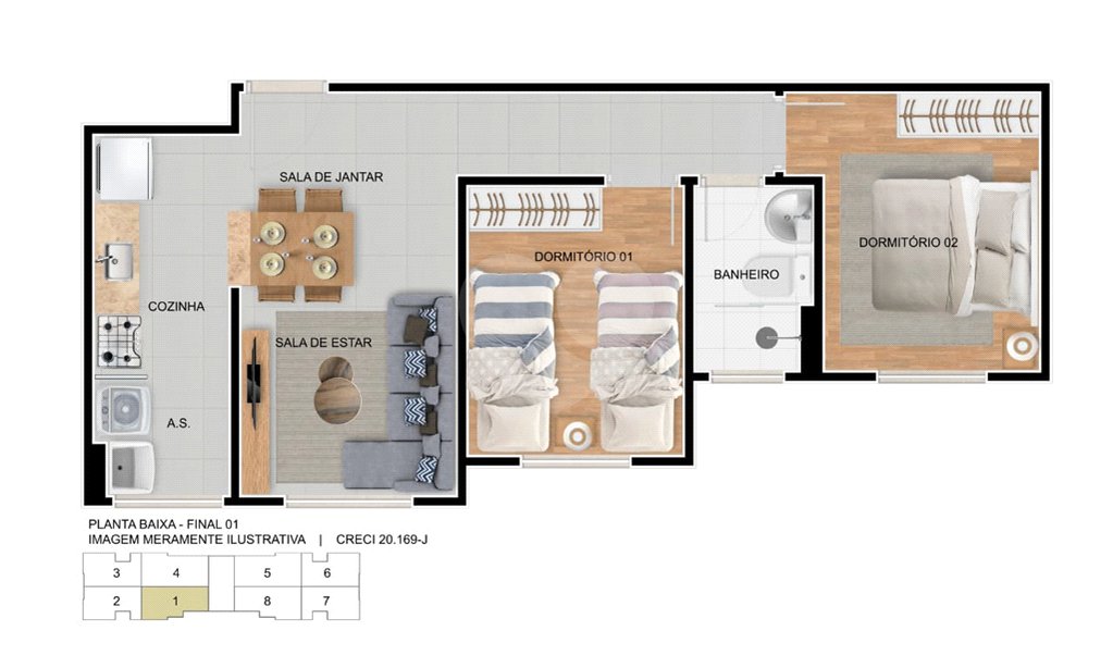 Casa à venda com 2 quartos no condomínio Residencial Caxangá 2, Suzano - SP
