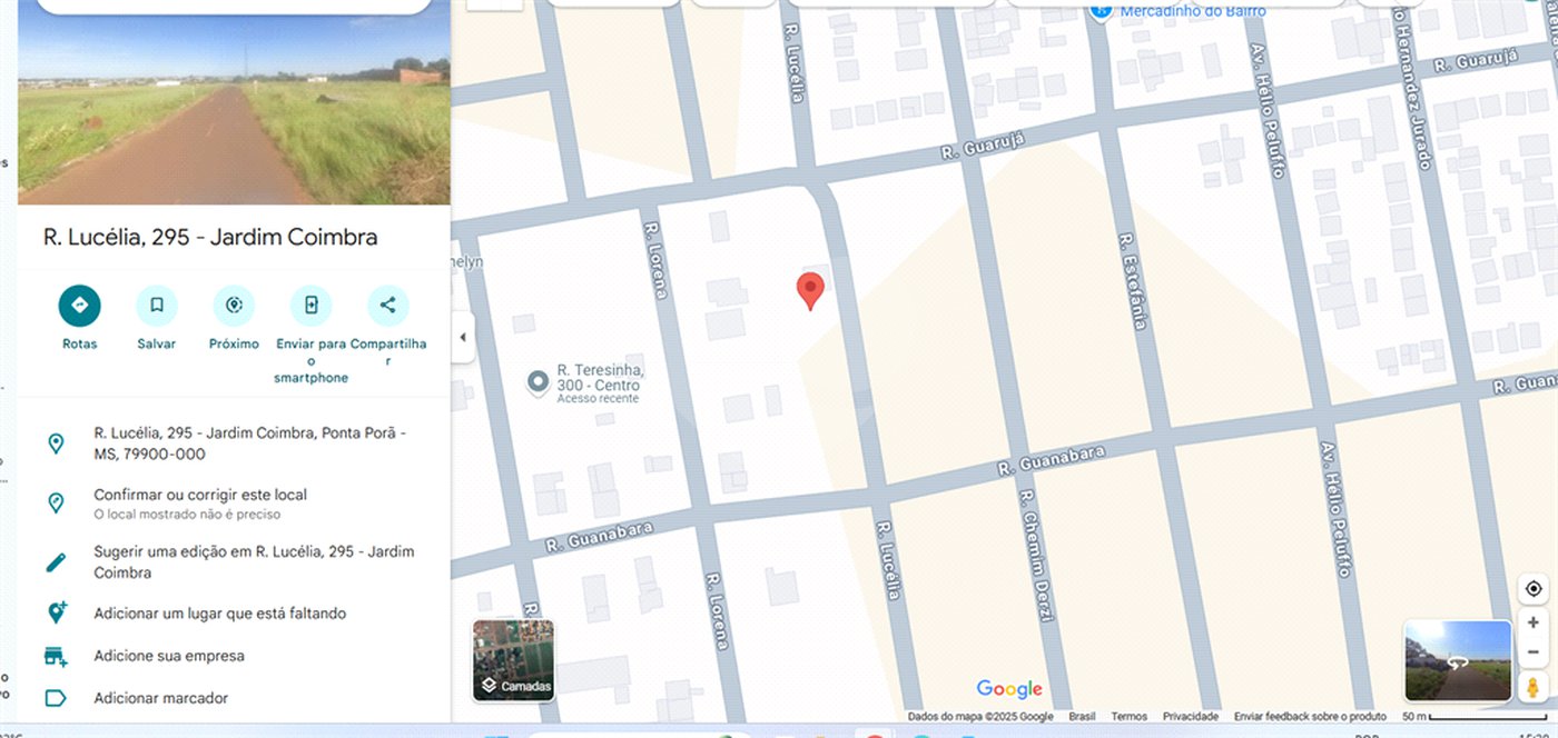 Terreno à venda no condomínio Terreno na Rua Lucelia, Ponta Porã - MS