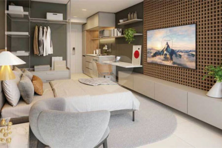 Apartamento à venda com 1 quarto em Indianópolis, São Paulo, SP