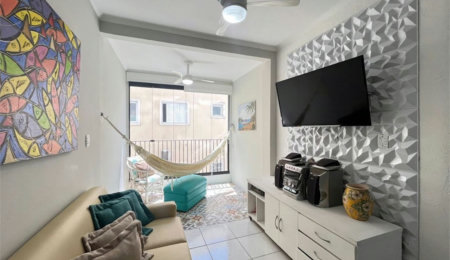 Apartamento à venda, 99 m² por R$ 530.000,00 - Jardim Las Palmas - Guarujá/SP