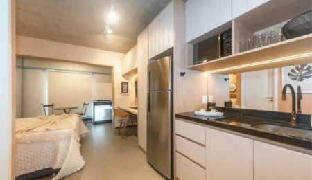 Studio à venda ou para alugar com 1 quarto em Brooklin Paulista, São Paulo, SP