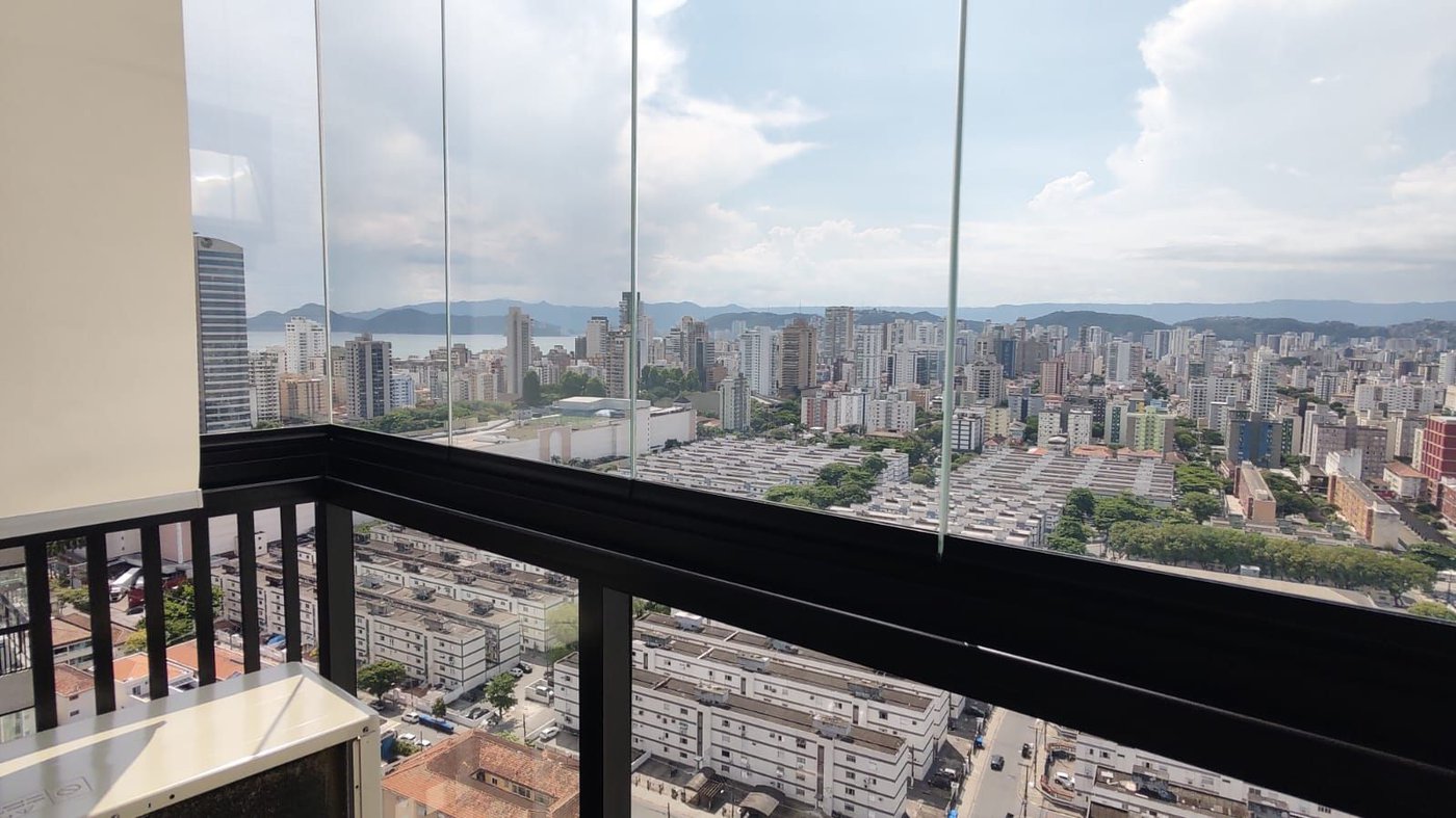 Apartamento com 2 dormitórios à venda, 83 m² por R$ 1.595.000,00 - Aparecida - Santos/SP