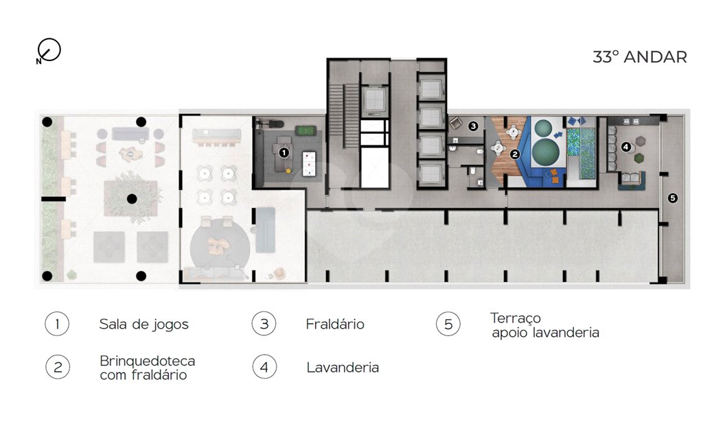 Studio à venda com 1 quarto em Vila São Francisco (zona Sul), São Paulo, SP
