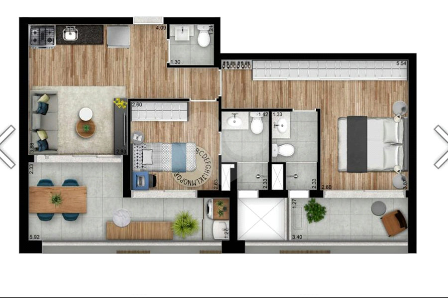 Apartamento à venda com 1 quarto em Perdizes, São Paulo, SP