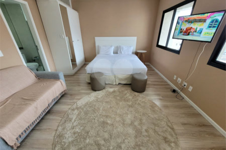 Flat à venda com 1 quarto em Indianópolis, São Paulo, SP