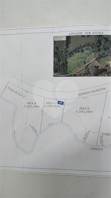 Área rural em Piracaia com 3.289 metros, ótima para chácara, as margens do rio Cachoeira