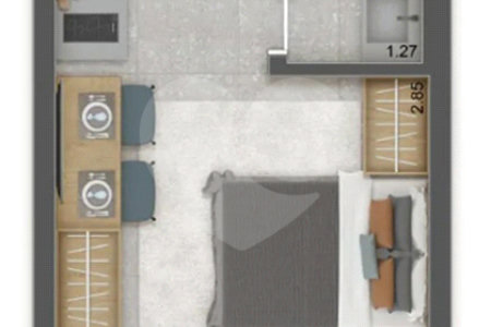 Studio à venda com 1 quarto em Vila Pirajussara, São Paulo, SP