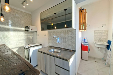 Apartamento com 1 dormitório à venda, 52 m² por R$ 450.000,00 - Aparecida - Santos/SP
