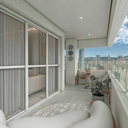 Apartamento com 2 dormitórios à venda, 89 m² por R$ 1.170.000,00 - Aparecida - Santos/SP