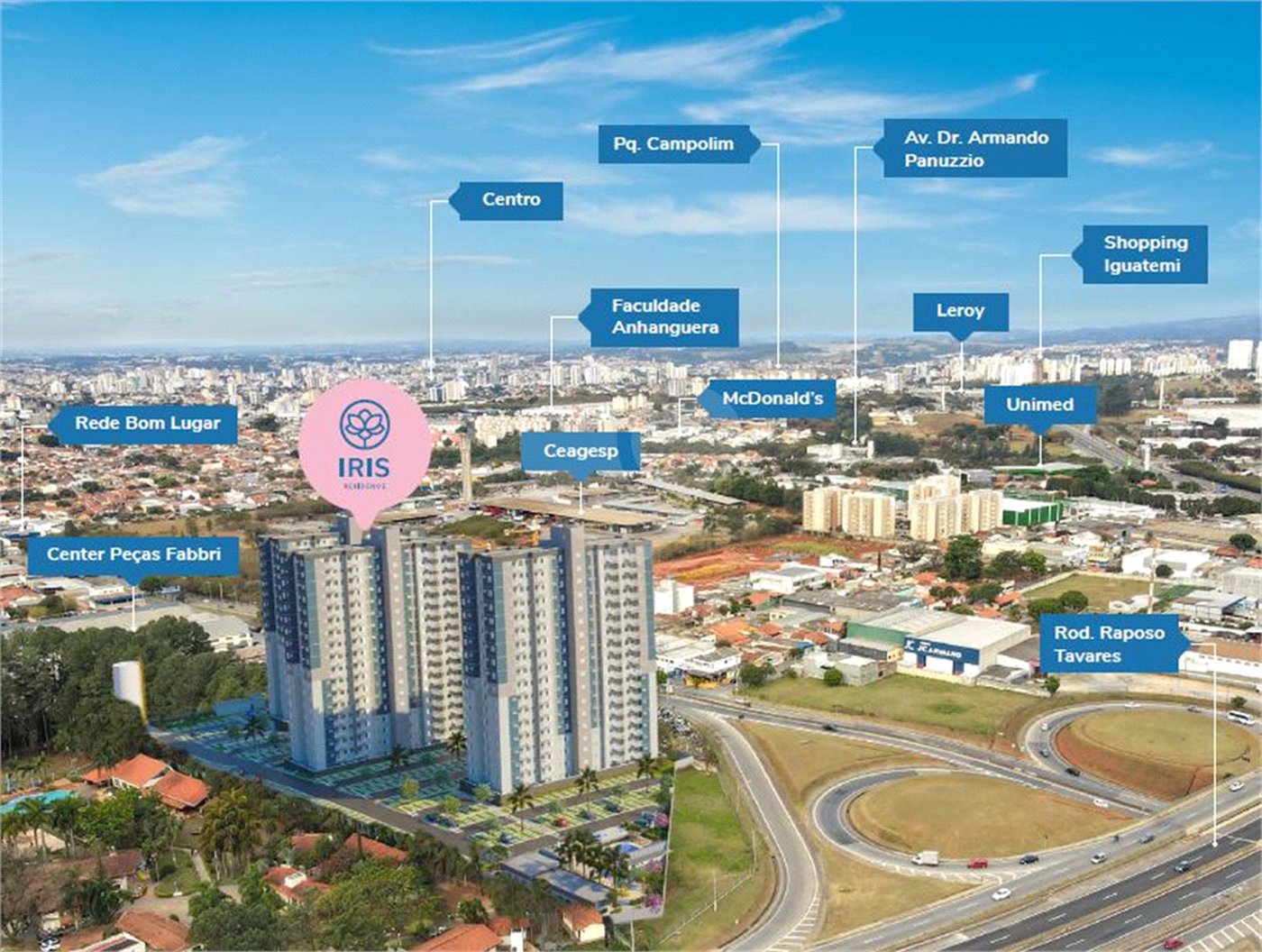 Apartamento à venda com 2 quartos, sendo 1 suíte, em Vila Rica, Sorocaba, SP