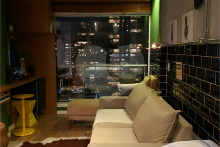 Apartamento à venda com 1 quarto em Cidade Monções, São Paulo, SP