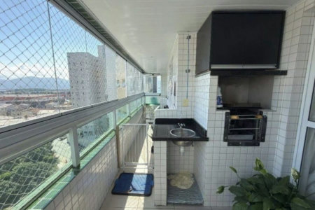 Apartamento com 2 dormitórios à venda, 89 m² por R$ 770.000,00 - Vila Guilhermina - Praia Grande/SP