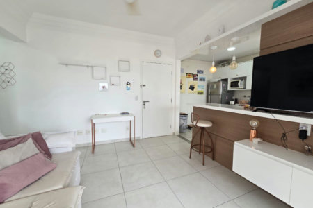 Apartamento com 1 dormitório, 45 m² - venda por R$ 670.000,00 ou aluguel por R$ 5.000,00/mês - Boqueirão - Santos/SP