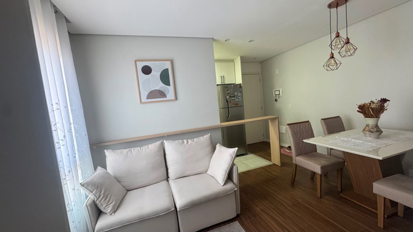 Apartamento de 2 dormitórios- Totalmente Mobiliado em Hortolândia