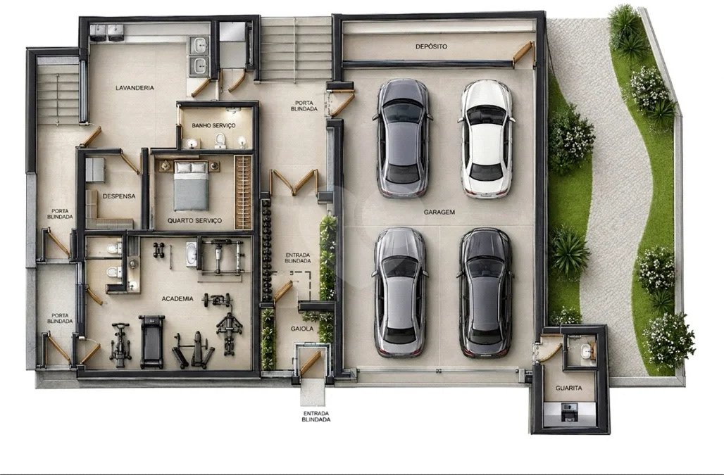 Sobrado à venda com 4 suítes em Chácara Flora, São Paulo, SP