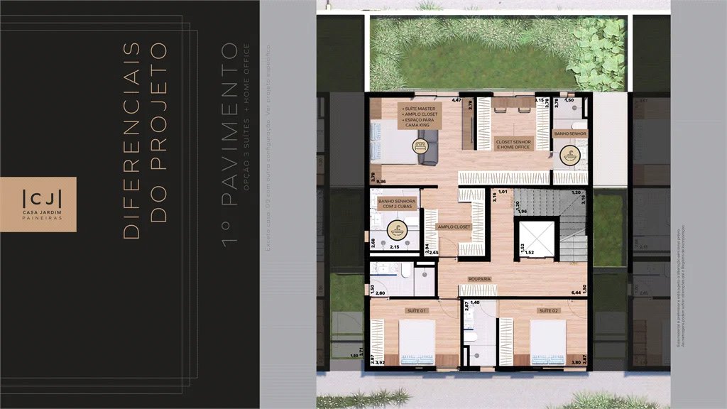 Casa à venda com 4 suítes no condomínio Casa Jardim Paineiras, São Paulo - SP