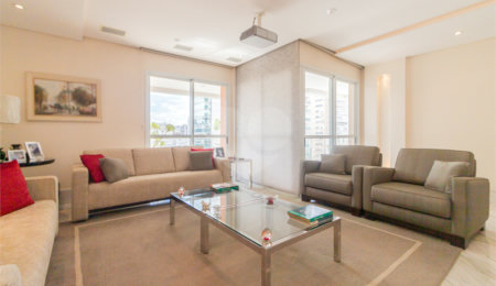 Apartamento à venda com 4 quartos, sendo 3 suítes, em Indianópolis, São Paulo, SP