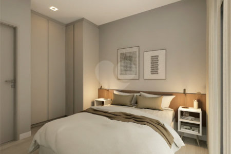 Apartamento mobiliado de 41m² à venda em Moema – 1 DORMITORIO MOBILIADO