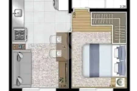 Apartamento à venda com 1 quarto em Água Branca, São Paulo, SP
