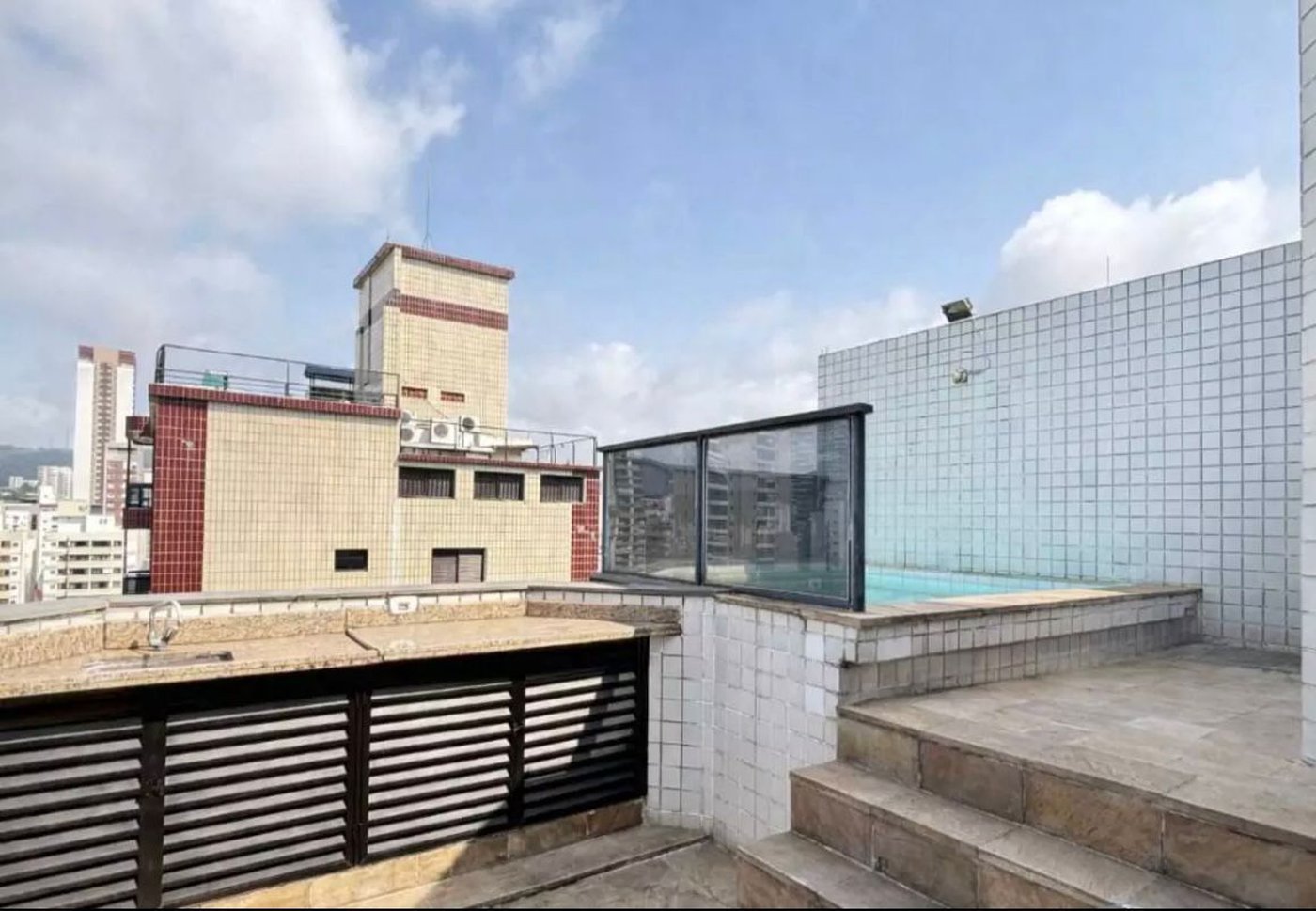 Cobertura com 1 dormitório à venda, 112 m² por R$ 921.000,00 - Pompéia - Santos/SP