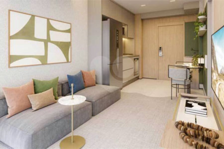 Apartamento à venda com 1 quarto em Indianópolis, São Paulo, SP