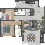 Apartamento à venda com 2 suítes em Santo Amaro, São Paulo, SP