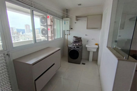 Apartamento Residencial para locação, Boqueirão, Santos - AP0256.