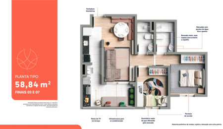 Apartamento à venda com 2 quartos, sendo 1 suíte,  em Casa Verde, São Paulo, SP