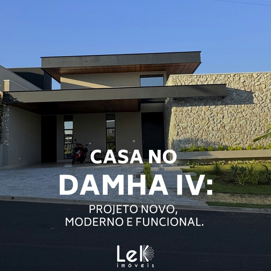 Casa à venda com 3 suítes no condomínio Damha IV, Presidente Prudente - SP