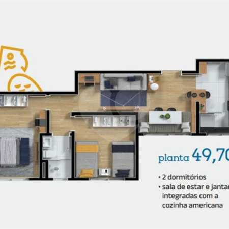 Apartamento à venda com 2 quartos em Parque Residencial Rafael Alcalá, Porto Feliz, SP