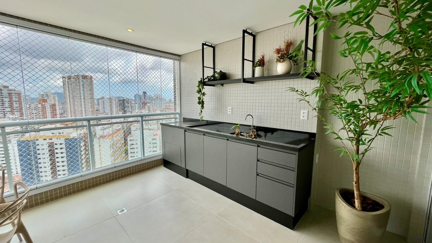 Apartamento com 3 dormitórios à venda, 134 m² por R$ 2.770.000,00 - Boqueirão - Santos/SP