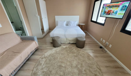 Flat à venda com 1 quarto em Indianópolis, São Paulo, SP