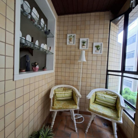 Apartamento com 1 dormitório à venda, 79 m² por R$ 570.000,00 - Aparecida - Santos/SP