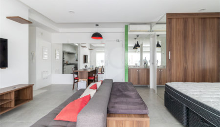 Apartamento para alugar com 1 quarto em Campo Belo, São Paulo, SP