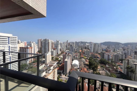 Apartamento com 1 dormitório à venda, 54 m² por R$ 880.000,00 - Boqueirão - Santos/SP