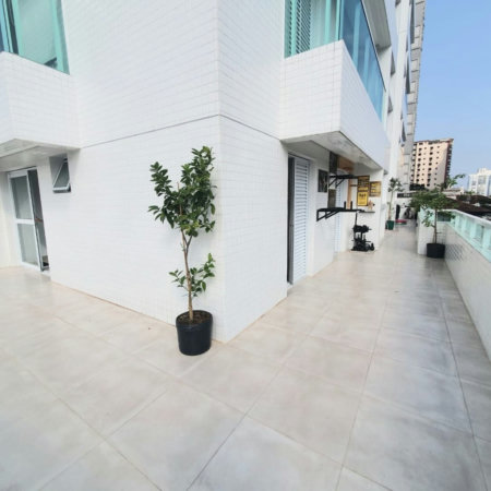Apartamento Garden 94 m² com 2 dormitórios para venda ou aluguel no Embaré - Santos/SP
