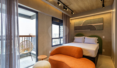 Apartamento à venda com 1 quarto em Brooklin, São Paulo, SP
