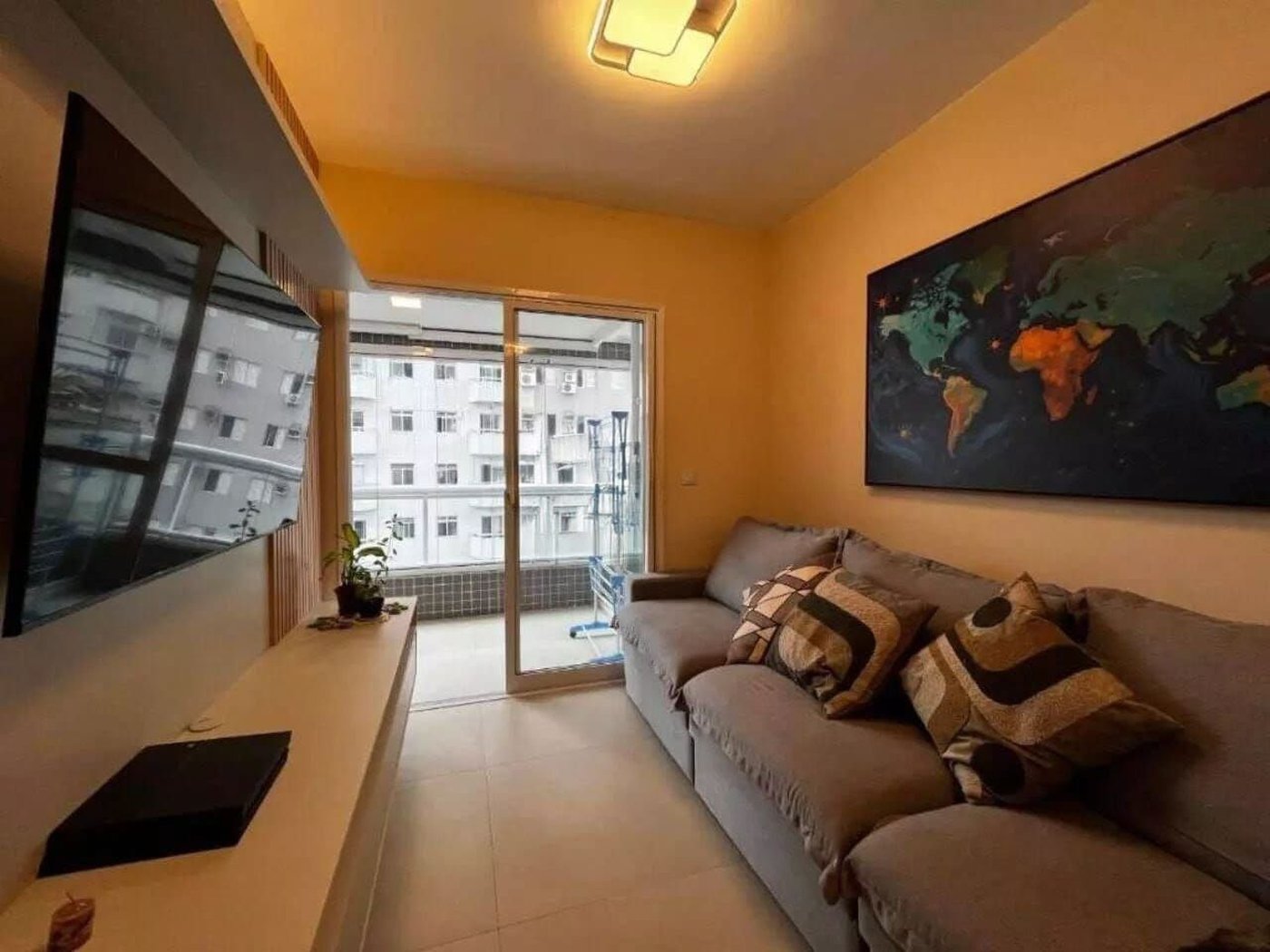 Apartamento com 1 dormitório à venda, 56 m² por R$ 1.115.000,00 - Boqueirão - Santos/SP