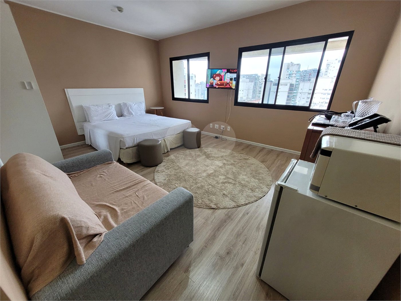 Flat à venda com 1 quarto em Indianópolis, São Paulo, SP