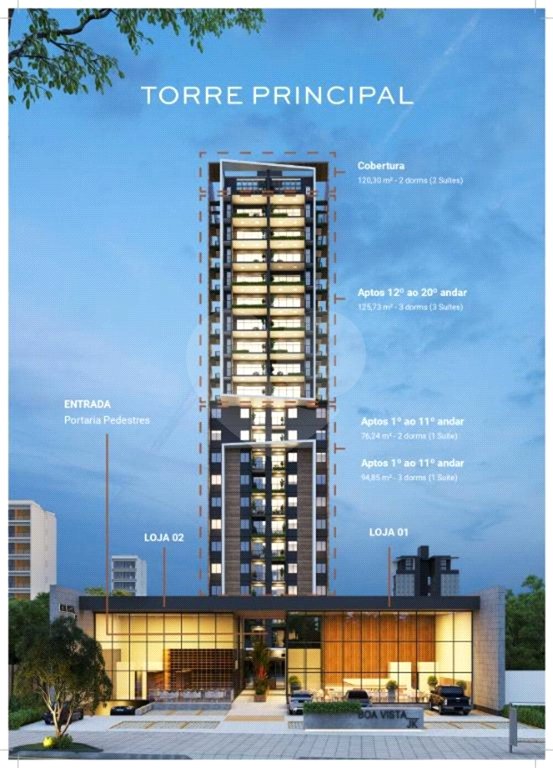 Apartamento à venda com 3 quartos, sendo 1 suíte, em Além Ponte, Sorocaba, SP