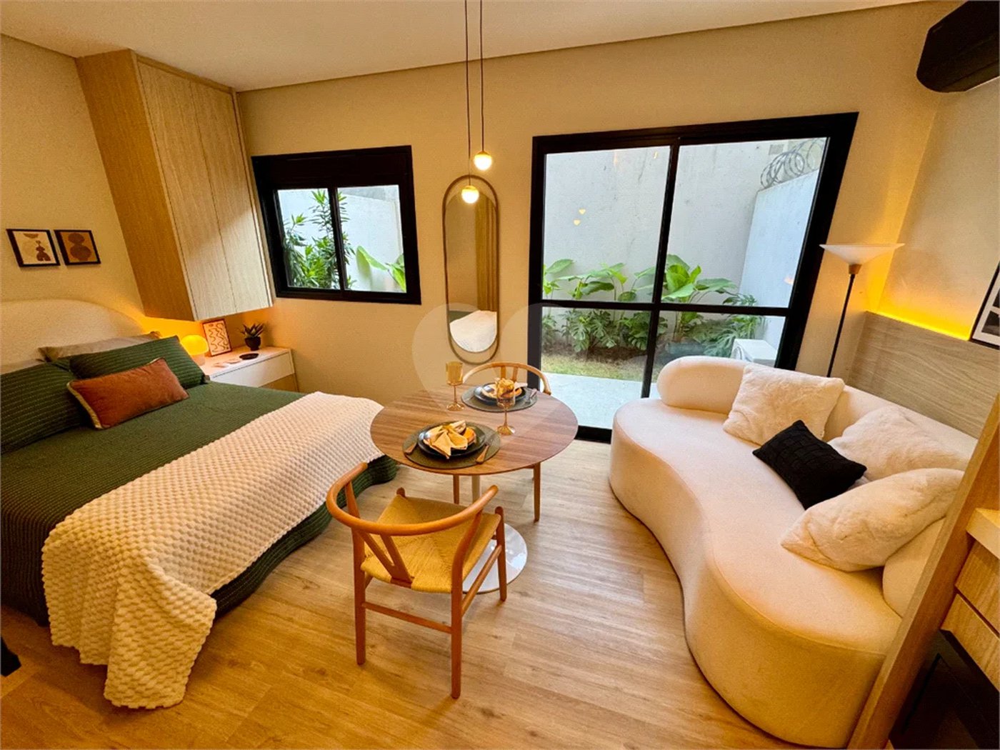 Apartamento garden para venda em Chácara Santo Antônio (Zona Sul) com 1 quarto, sendo 1 suíte , 39m²