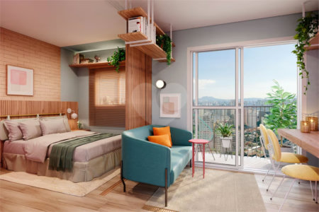 Studio à venda com 1 quarto em Vila Olímpia, São Paulo, SP