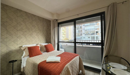 Apartamento à venda com 1 quarto em Vila Cordeiro, São Paulo, SP