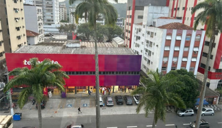 Sala Comercial à Venda no Gonzaga – Avenida Ana Costa – Santos/Sp