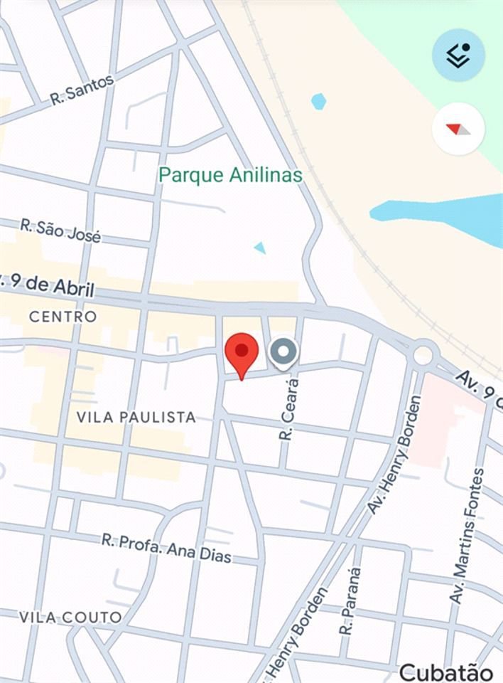 Terreno para alugar, 833 m² por R$ 8.230,00 - Vila Paulista - Cubatão/SP