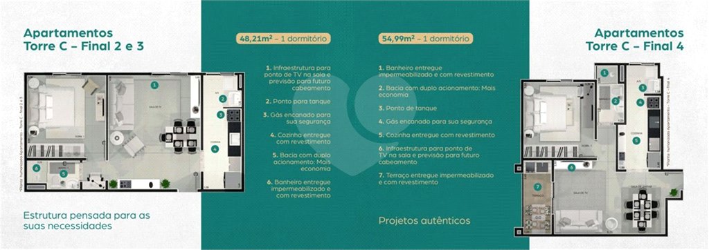 Apartamento à venda com 1 quarto em Capela, Vinhedo, SP